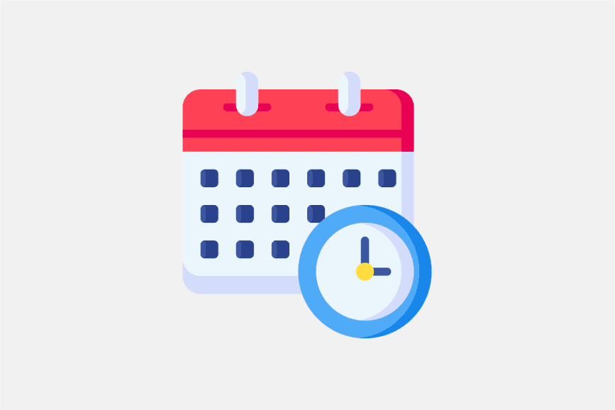 icon of real time shift calendar in caryfy